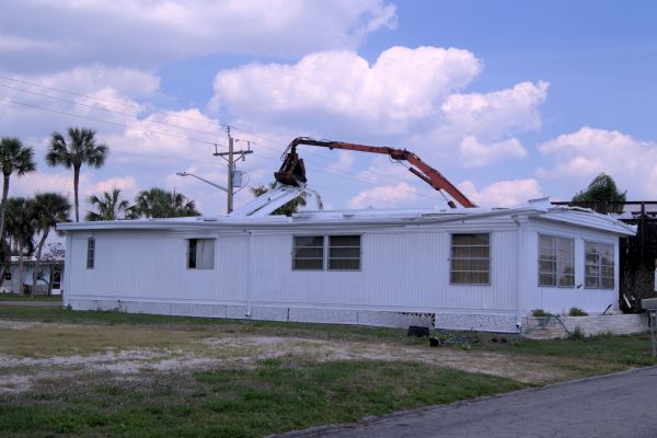 Mobile Home Demolition in Greenville