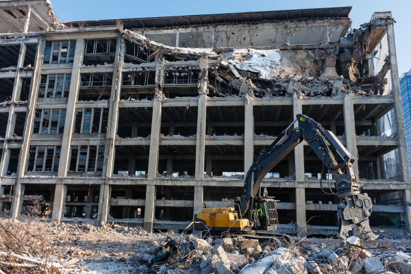 Commercial Building Demolition in Greenville