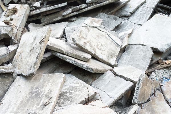 Concrete Pad Demolition in Greenville