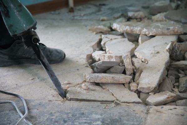 Cement Slab Removal in Greenville