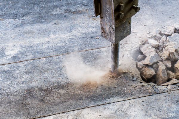 Concrete Patio Removal in Greenville