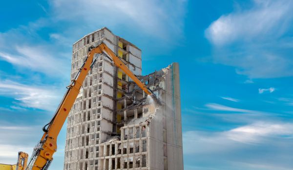 Commercial Building Removal in Greenville