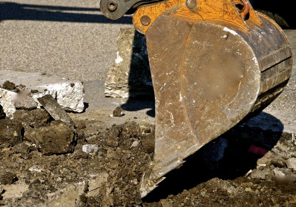 Cement Pad Demolition in Greenville