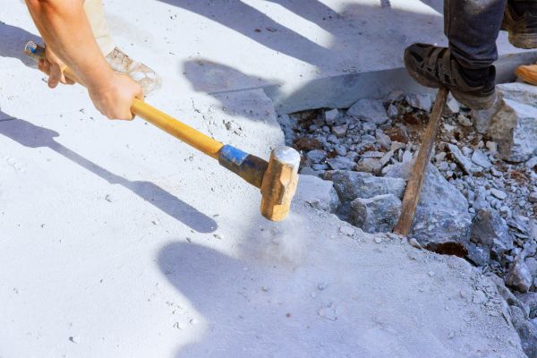 Concrete Pavement Demolition in Greenville