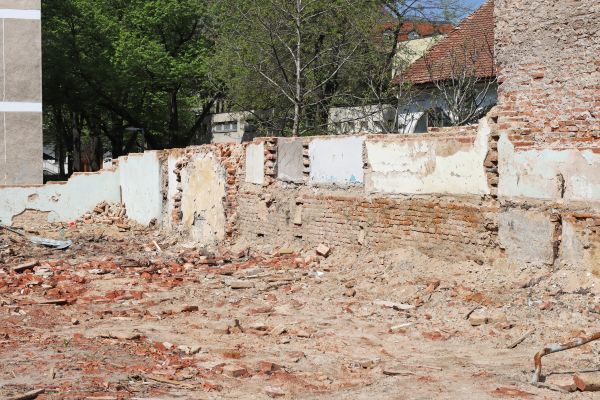 Brick Wall Demolition in Greenville
