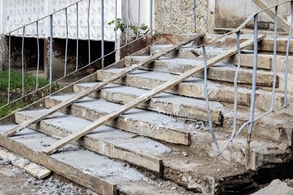 Staircase Demolition in Greenville